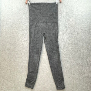 Mother Tucker Belly Bandit Leggings Large Gray Postpartum Compression High Rise